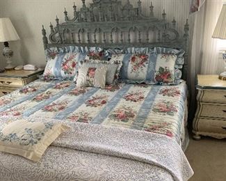 Photo Inv #508 - King Size Bed - Quality Mattress & Box Spring Included in Pristine Condition - $500