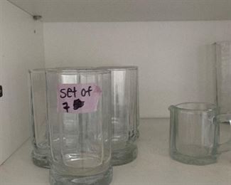 Photo Inv #73 - Set of 7 Juice Glasses - $5 