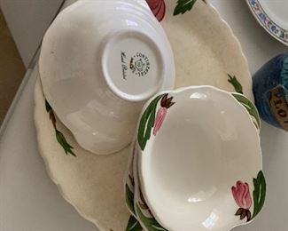 Photo Inv #76 - Floral Dished and Platter - $10 set 