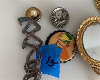 Photo Inv #118- Misc Jewelry - Make and offer unless otherwise marked 