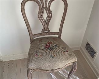   Photo Inv. #4 Needlepoint Chair - $100