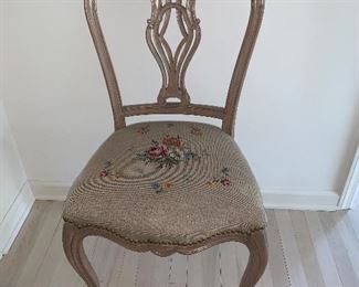 Photo Inv # 6 Needlepoint chair #2 Sold to Family 