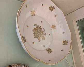 Photo Inv #212 -Porcelain & Gilt Bowl  - $20