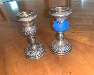 Photo Inv #239- Sterling Candlesticks 