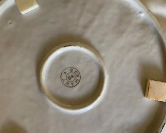 Photo Inventory #14  - Decorative Plate - $15 - Detail of Back 