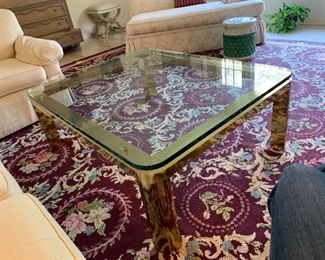 Photo Inv #257 - Brass Cocktail Table - $300 