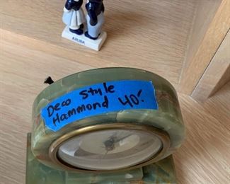 Photo Inv #306 - Hammond  Clock " Deco Style - $40 