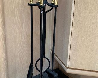 Photo Inv #32 - Fireplace tools - $45