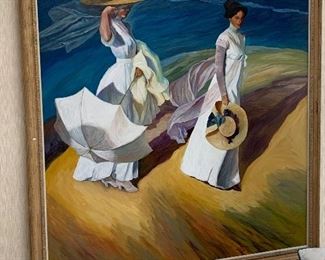 Photo Inv #33 - Painting of Two Women Signed Skilling - $2,500