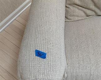 Photo Inv #335 -Upholstered Sofa - $100 (Sofa Length) 