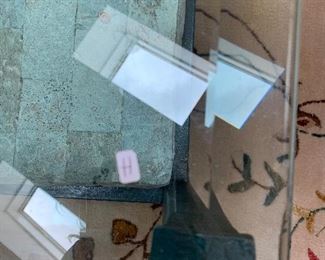 Photo Inv #35 - Glass Topped Cocktail Table (Birds underneath) Sold to Family 