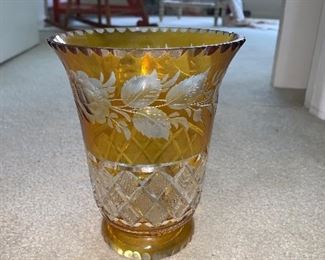 Photo Inv #380 - Cut  to Clear Vase - $18