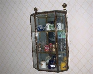 Photo Inv #43 -  Glass Curio with Thimble- Sold to Family 