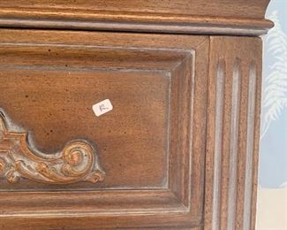 Photo Inv #50 -  Carved Armoire - $175 - Detail 