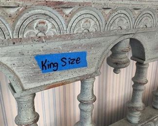 Photo Inv #508 - King Size Bed - Quality Mattress & Box Spring Included in Pristine Condition - $500