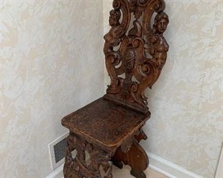 Photo Inv #515 Carved Chair - $200