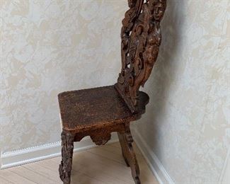Photo Inv #515 Carved Chair - $200