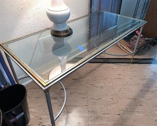 Photo Inv #544 - Glass Top Cocktail Table - $65