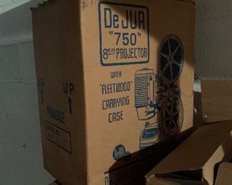 Photo Inv #611  - De Jur "750" 8mm Projector - $50 
