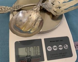 Photo Inv #631 - Serving Fork & Spoon 