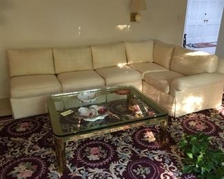 Sofa - Two Pieces - Once measures 65"  @ $325