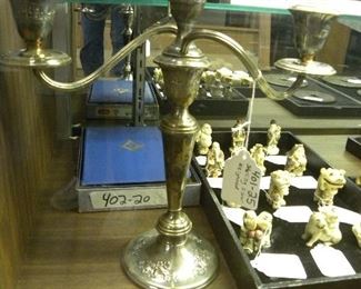 Sterling Silver Candle Holder