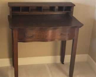 Antique Oak Desk                                                                  $175                                       