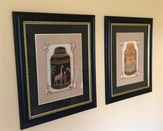Framed Prints Giraffe & Zebra                           $50 ea