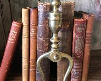 Assortment of Vintage Books (Priced Separately) - Brass Andiron   $30