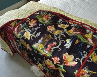 Custom King Reversible Bed Scarf/1  Euro Sham $200.                                                                                                                                                          