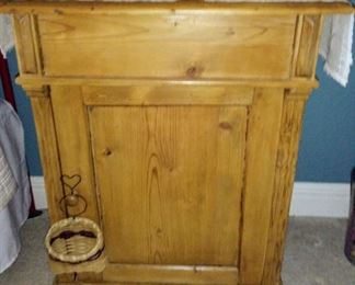 Pine  Bedside Cabinet                                                         $95                                         