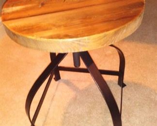  Wood and Iron Stool                                              $50                                                                      