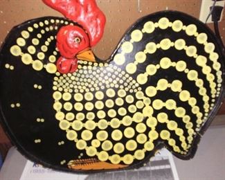 Vintage Hand Painted Rooster Wall Decor
                                                                                    $24                    