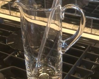 Martini Pitcher with Stirrer & Glass                         $32                      