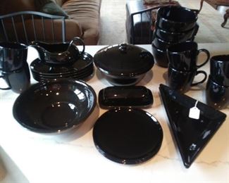Fiestaware Assorted Dishes                        $160     
4 Oval Plates are original Fiesta!                                