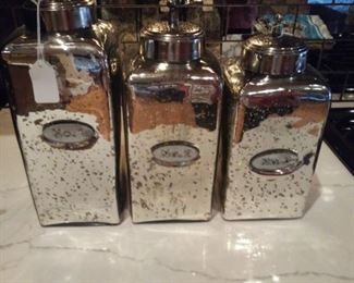 Canisters  Set of 3                                                 $32                                  