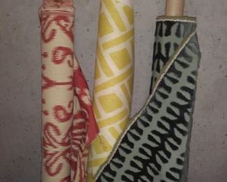 Designer Fabrics                                                  $38/Roll                                                                                                     Green Fabric SOLD