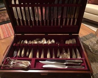 Alvin Silverplate Flatware - 96 pieces!   1924 "Louisiana Pattern                                                                                            $150