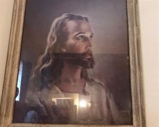 Famous painting of a Jesus.