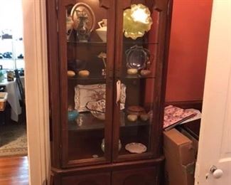 There are four cabinets just like this. Great for your collections or display.