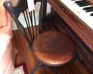 Great organ stool. With back.