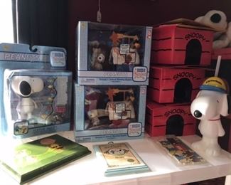 Lots of vintage Snoopy, still in the box.