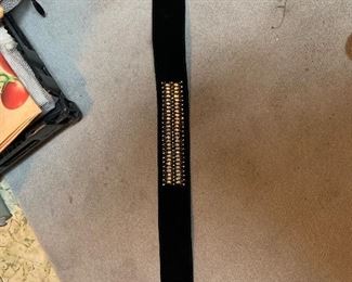 St. John suede belt.... fabulous and only worn once. Size M