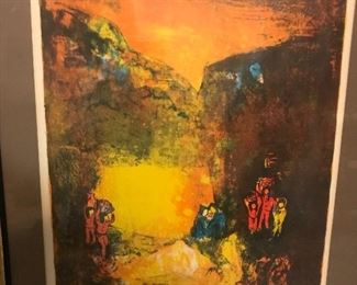 Lebadang Hoi Lithograph, framed 24' by 30'