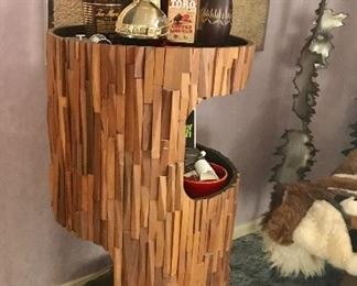 The coolest bar ever. We are calling this well made mid century piece "splinter craft"