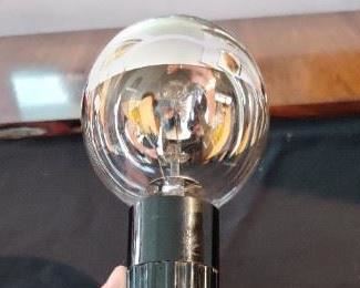 weighted 1/2 chrome vintage dumb bell light