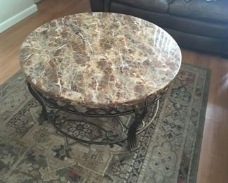 . . . love this marble coffee table -- it ain't heavy, it's my coffee table, and it is heavy!