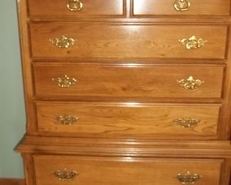 Bassett tall chest of drawers