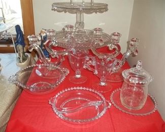 vintage candlewick glassware