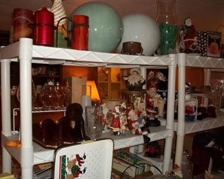 assortment of seasonal goods and knickknacks